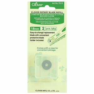 Clover Rotary Blade Refill Pack 18mm x 2