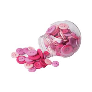 Button Jar Pink