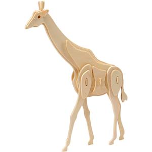 3D Construction figure, giraffe, size 20x4,2x25 cm, 1 pc