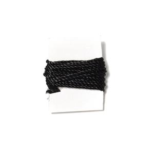 Black Nylon Cord, 1m, 1mm 