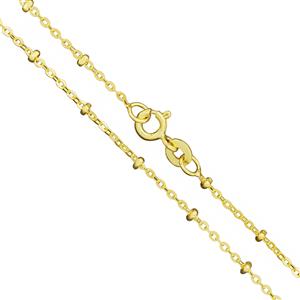 925 Gold Plated Sterling Silver Chain 18inch finished