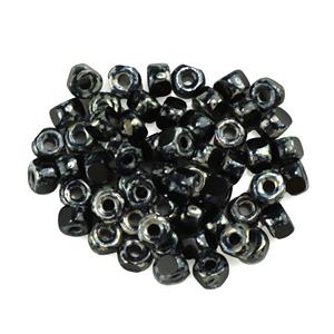 Matubo 2/0 - 3 Cut Jet Rembrandt Seed Beads Approx 20GM Tube