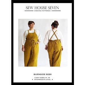 Burnside Bibs Pattern (Sizes 18-34) by Sew House Seven