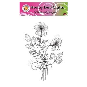 Honey Doo Crafts Handtied Bouquet A6 Stamp Set