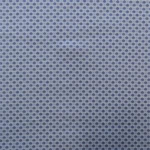 Milton Blue and White Cotton Italian Shirting Fabric 0.5m 