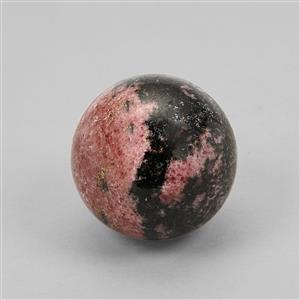 395cts Rhodonite Sphere Approx 35 to 40mm 