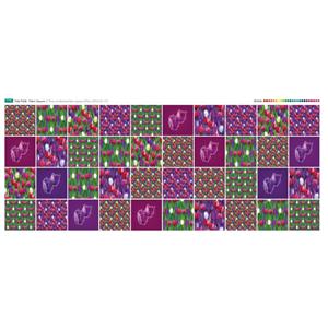Tulip Fields Forty Squares Fabric Panel (140 x 40cm)