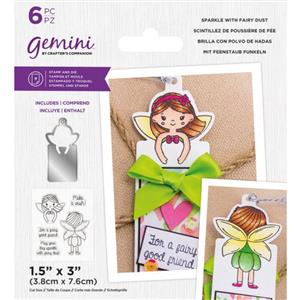 Gemini - Stamp & Die - Sparkle with Fairy Dust - 6PC