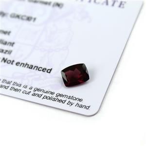 2.2cts Tocantin Garnet 9x7mm Cushion  (N)