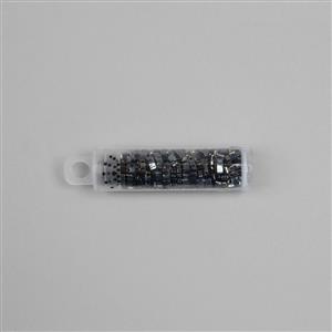 Miyuki Half Tila Gunmetal Beads Approx 5x2mm (7.2GM/TB)