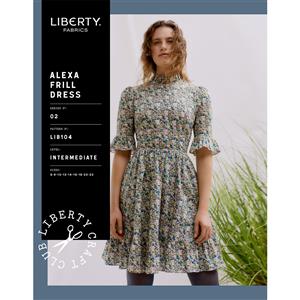 Liberty Lady's Alexa Frill Dress Pattern. Sizes 6-22