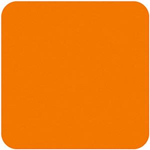 Felt Square in Super Bright Orange 22.8 x 22.8cm (9 x 9