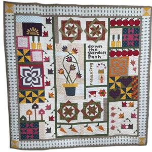 Totally Patched - Down the Garden Path Quilt - Full Pre-Cut Kit with Binding 72