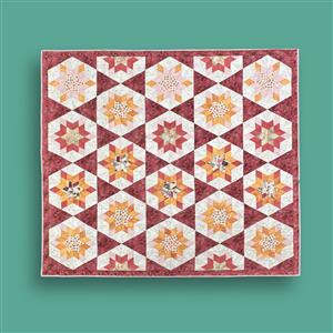 Tim Holtz Vintage Red Quilt 198 x 213cm