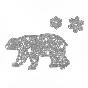 Christmas Filigree Polar Bear - Die Set 
