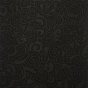 Swirls On Black Extra Wide Backing Fabric 0.5m (274cm Width)
