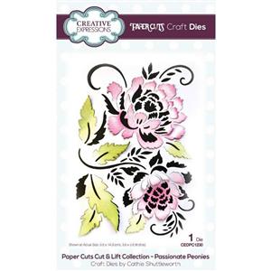 Creative Expressions Paper Cuts Cut & Lift Passionate Peonies Craft Die