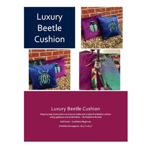 Delphine Brooks Beetle Cushion Instructions