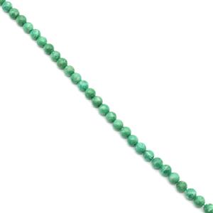  90cts Natural Amazonite Smooth Rounds Approx 6mm, 38cm Strand