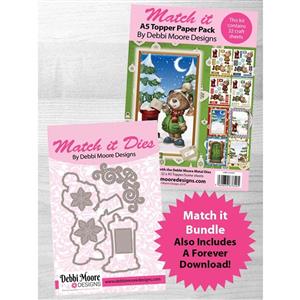 Match it - Christmas Bears Die, Pad, Forever Code Set - Post