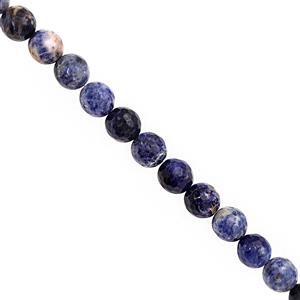 182cts Sodalite Faceted Round Approx 9.50mm, 30cm Strand