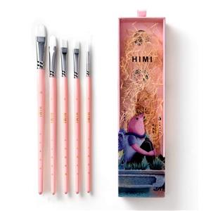 HIMI Little Bird Painting Brushes -5 pieces - Pink