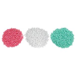 Miyuki Dark Pink, White Lined Crystal & Mint Green, 11/0 Seed Bead Bundle