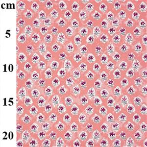 Ditsy Posey Coral Fabric 0.5m