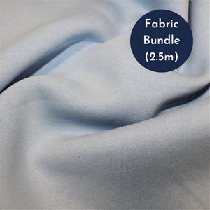 Sweatshirting Blue Fabric Bundle (2.5m)