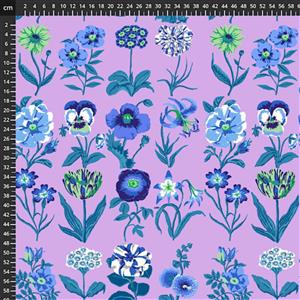 Kaffe Fassett Collective Flower Studios Lilac Fabric 0.5m