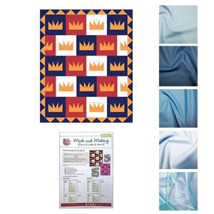 Made and Making Crowning Glory Quilt Prince Kit : Instructions & Fabric (8.5m)