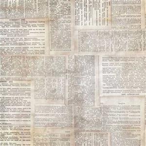 Tim Holtz Eclectic Elements Dictionary Neutral Extra Wide Backing Fabric 0.5m  (274cm Width) 