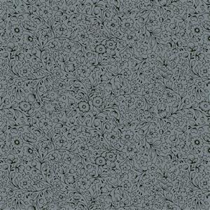 Liberty Collector's Home Pavilion Neutrals Garden Silhouette Charcoal Fabric 0.5m