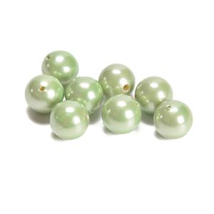 Mint Shell Pearl Rounds Approx 8mm, 8pcs