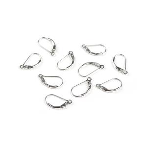 JM Essential 925 Sterling Silver Leverback Earrings - Approx 16mm (5 Pairs)
