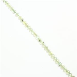 100cts Prehnite Faceted Coins Approx 8mm, 38cm
