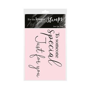 For the Love of Stamps - Just for You, A7 stamp set - Contains 2 stamps