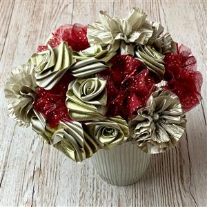 Ribbonly Ruby Bouquet