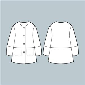 Sew Me Something Edie Coat Misses Pattern (Size 6-20) 
