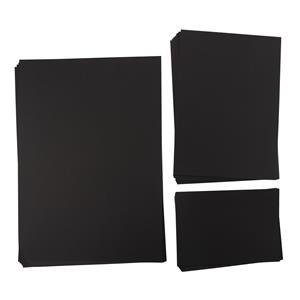 Watercolour Card - Black - 5 x A4, 10 x A5, 10 x A6