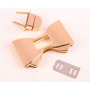 Debbie Shore Bow Twist Lock Gold