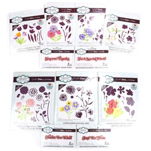 New I Want It All Bundle of 11 dies - Sue Wilson Layered Flowers Collection