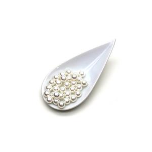 Preciosa White Glass Pearls, 8mm (50pcs)