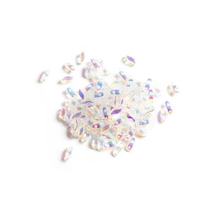 StormDuo Beads Crystal Full AB, Approx 3x7mm (100pcs)