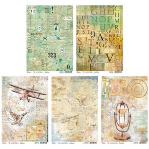 Ciao Bella Paper Sign of the Times Rice Paper Collection -  1 sheet of each design