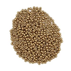 11/0 Miyuki Czech Glass Pale Bronze Matt Beads (24GM/TB)