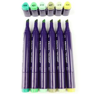 Prism Craft Markers - Greens, Contains 6 Prism Craft Markers in co-ordinating Green Shades