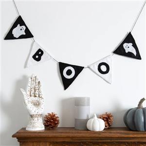 Wool Couture Boo Halloween Bunting Felt Craft Kit