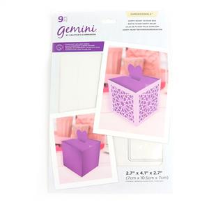 Gemini - Metal Die - Dimensionals - Happy Heart Favour Box - 9PC