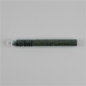 Miyuki Matte Metallic Green Blue Iris Seed Beads 11/0 (approx.: 24g/tube)